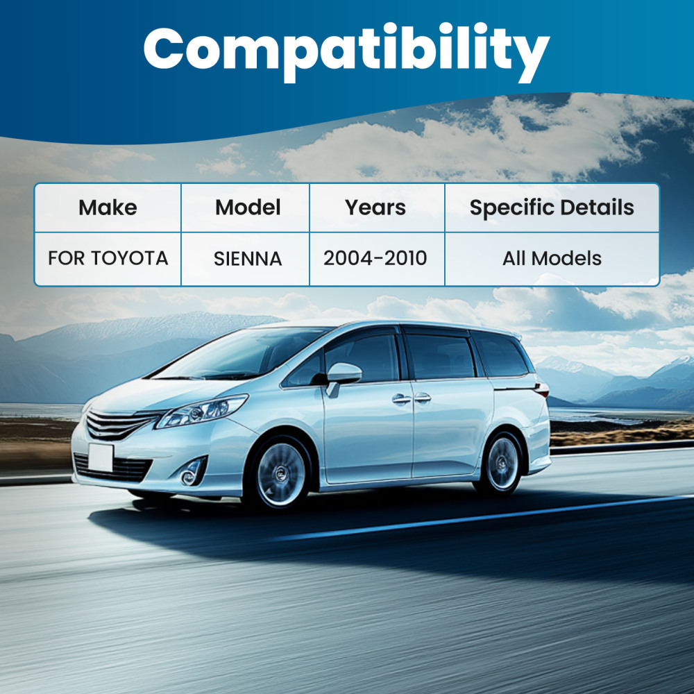 2pc Front Lower LeftRight Control Armball Joint compatible for Toyota Sienna 04-2010