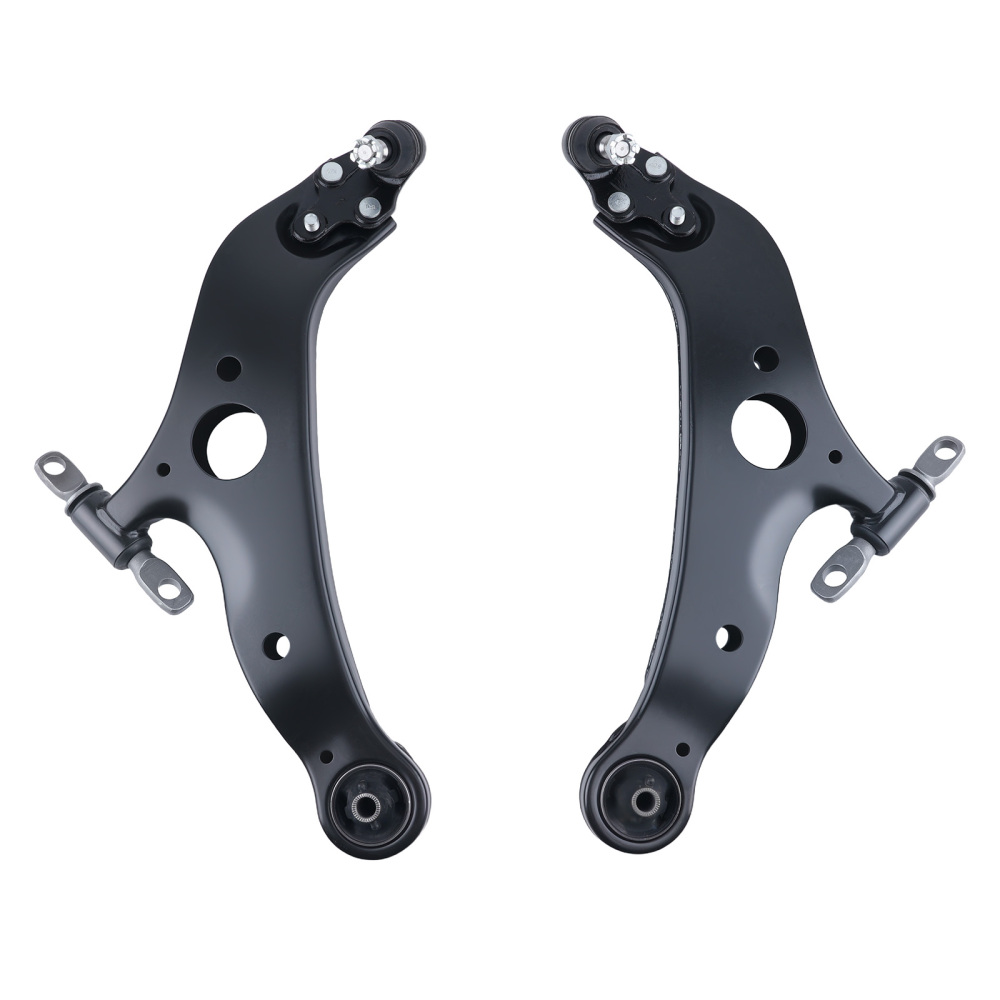 Front Suspension Kit w/ Control Arm, Sway Bar LinkTie Rod Compatible for 2004–2009 compatible for Toyota Sienna