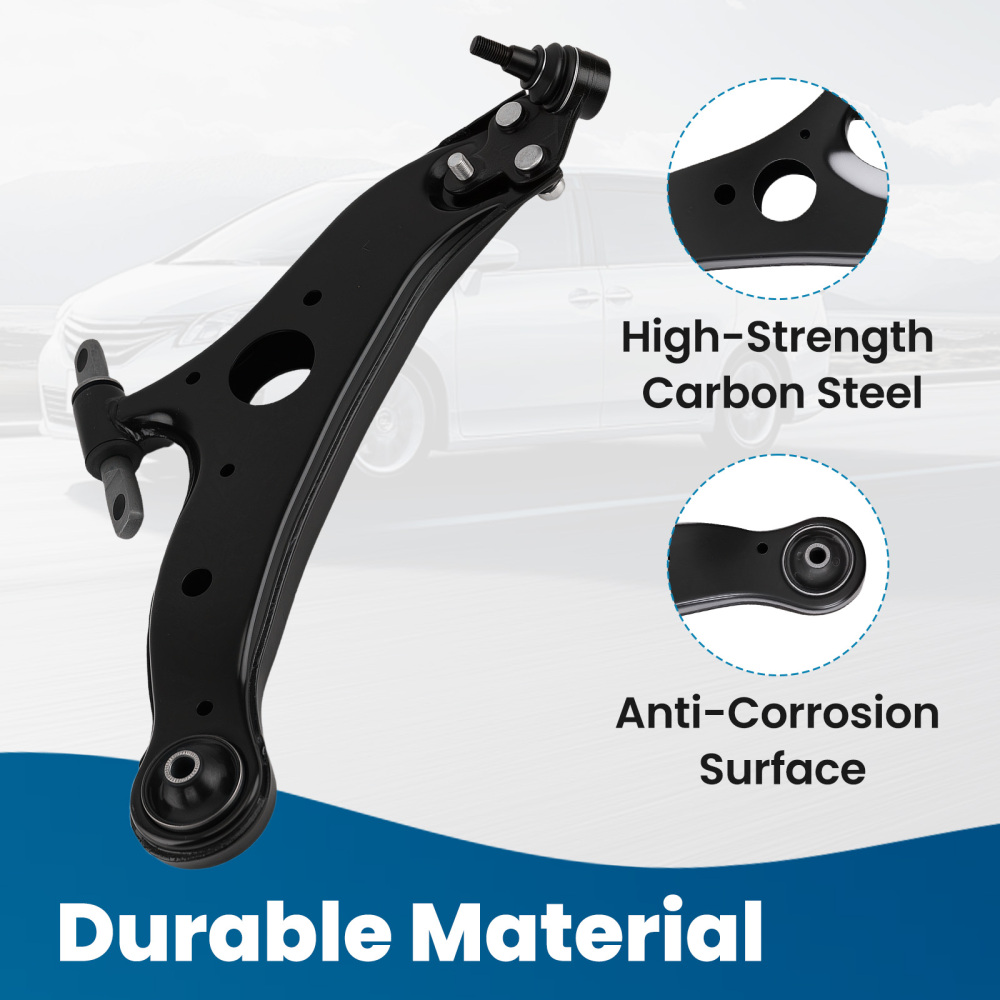 Front Lower Left Driver Control Arm ball Joint compatible for Toyota Sienna 04-2010 MS86169