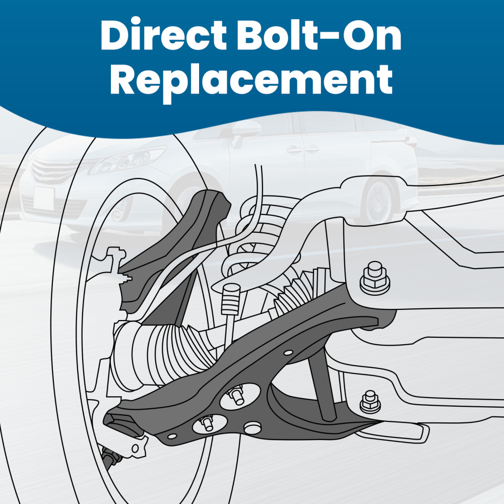 Front Lower Left Driver Control Arm ball Joint compatible for Toyota Sienna 04-2010 MS86169