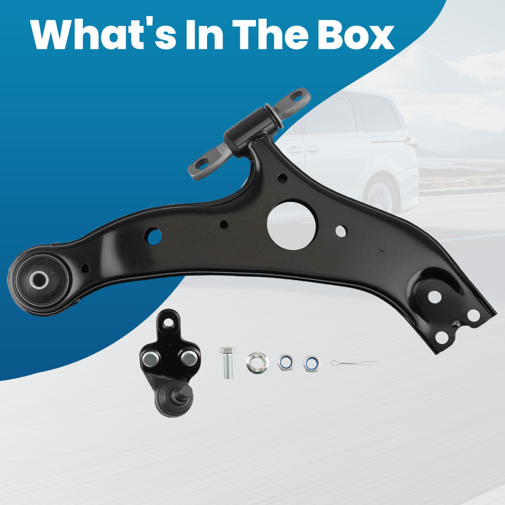 Front Lower Left Driver Control Arm ball Joint compatible for Toyota Sienna 04-2010 MS86169