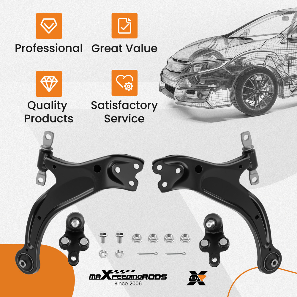 Front Lower Control Arm w/Ball Joint compatible for Toyota Avalon Solara compatible for SIENNA 1998-2004