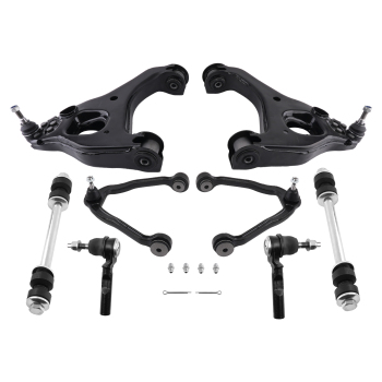 Front Suspension Control Arm Sway Bars Tie Rods For 1999 - 2006 compatible for GMC Sierra 1500