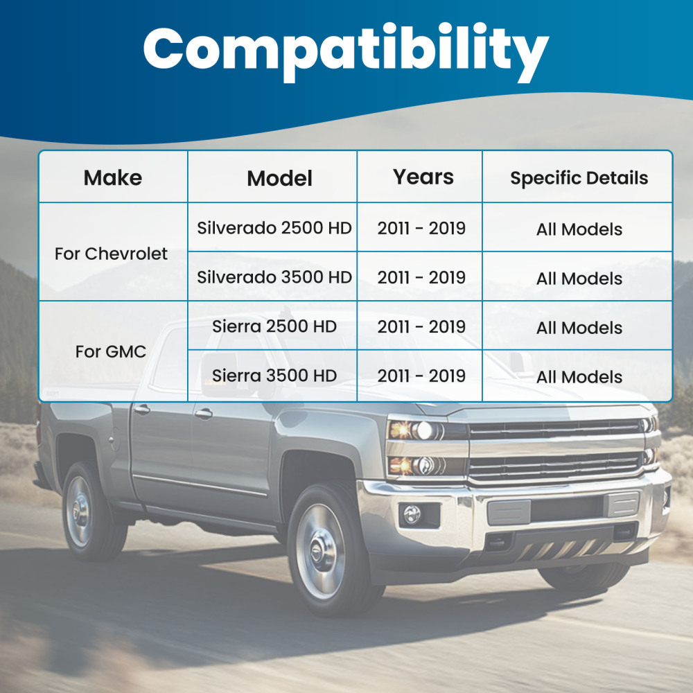 10x Front Upper Control Arms Ball Joints for 2011 - 2019 compatible for Chevy Silverado 3500 HD