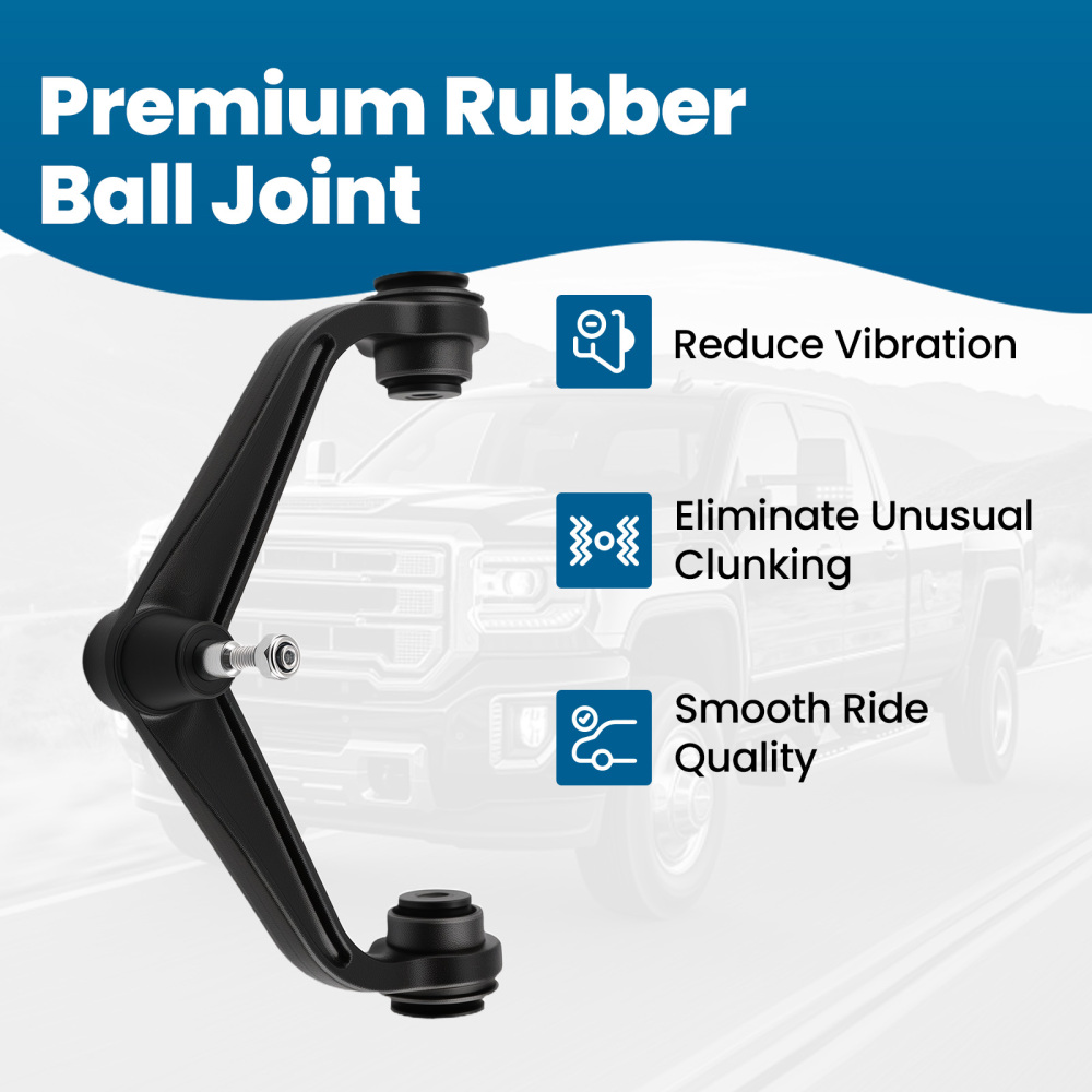 2pcs Front Upper Control Arms for 2011-2019 compatible for Chevy Silverado Sierra 2500 3500 HD