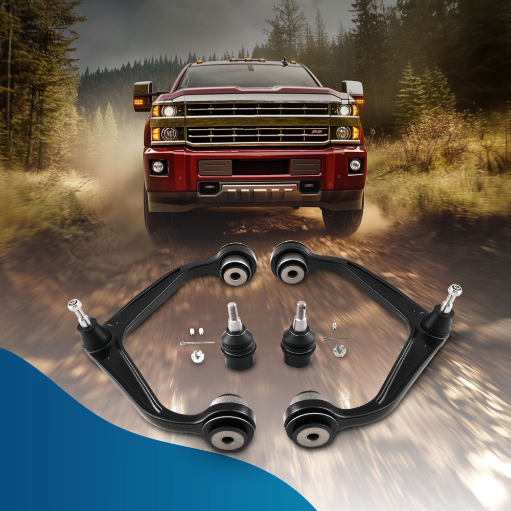 Front Upper Control Arms Lower Ball Joint for 2011-2019 compatible for Silverado Sierra 2500 HD