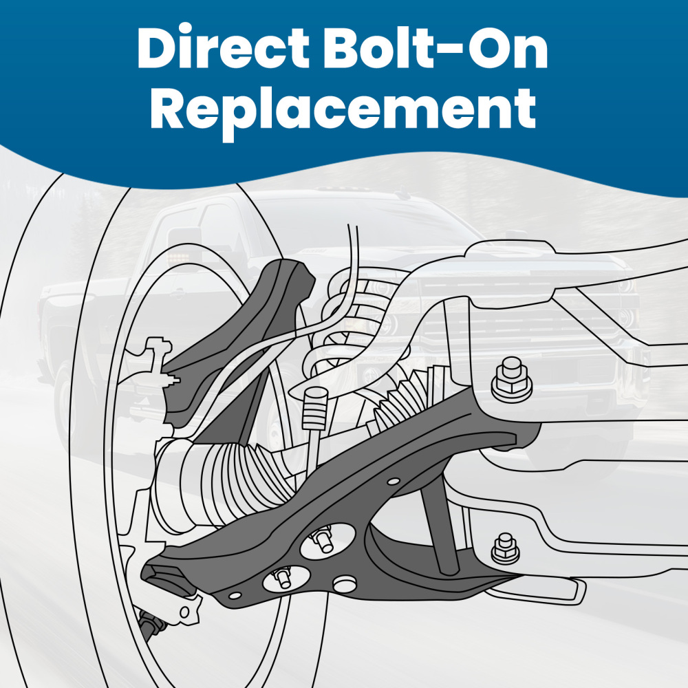 Front Upper Control Arms Lower Ball Joint for 2011-2019 compatible for Silverado Sierra 2500 HD