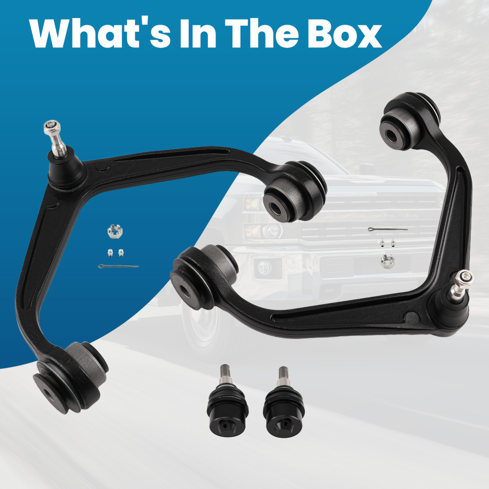 Front Upper Control Arms Lower Ball Joint for 2011-2019 compatible for Silverado Sierra 2500 HD