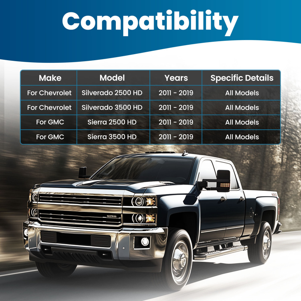 Front Upper Control Arms Lower Ball Joint for 2011-2019 compatible for Silverado Sierra 2500 HD