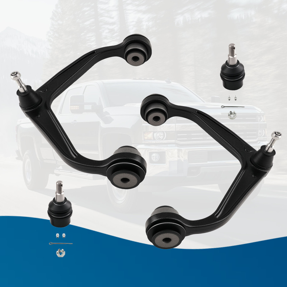 Front Upper Control Arms Lower Ball Joint for 2011-2019 compatible for Silverado Sierra 2500 HD