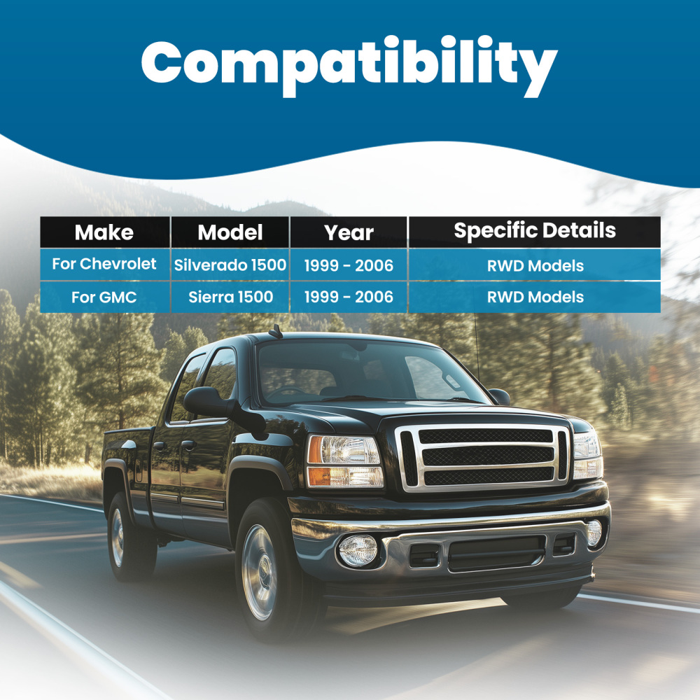 Front RH Lower Control Arm and Ball Joint for 1999 - 2006 compatible for GMC Sierra 1500 RWD