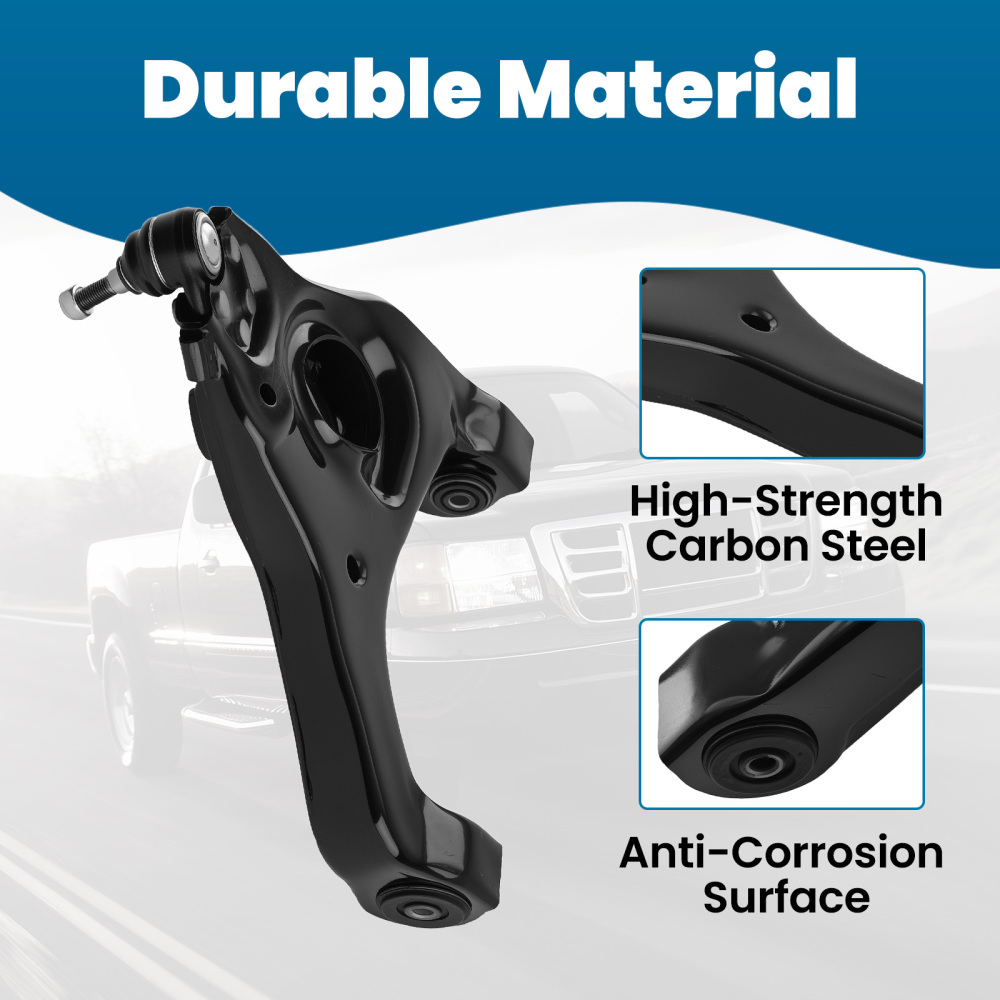 Front RH Lower Control Arm and Ball Joint for 1999 - 2006 compatible for GMC Sierra 1500 RWD