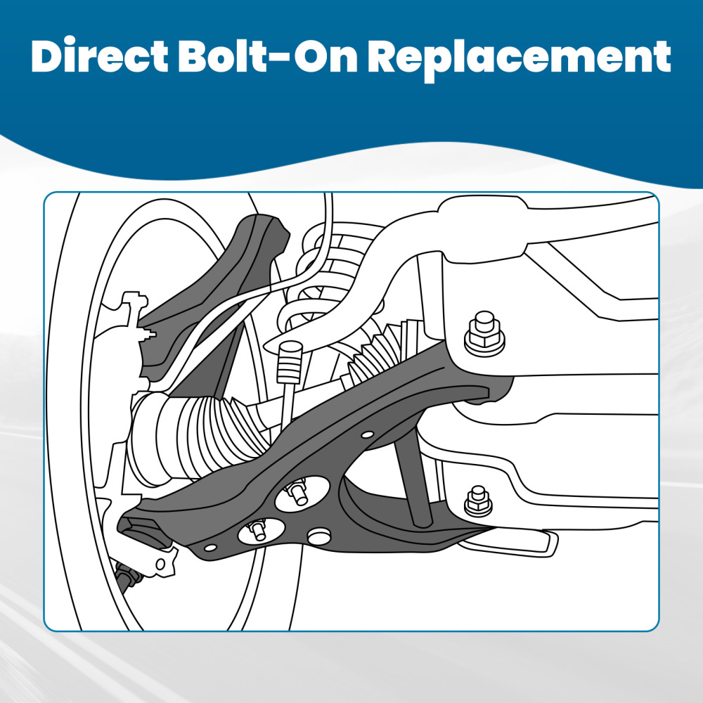 Front RH Lower Control Arm and Ball Joint for 1999 - 2006 compatible for GMC Sierra 1500 RWD