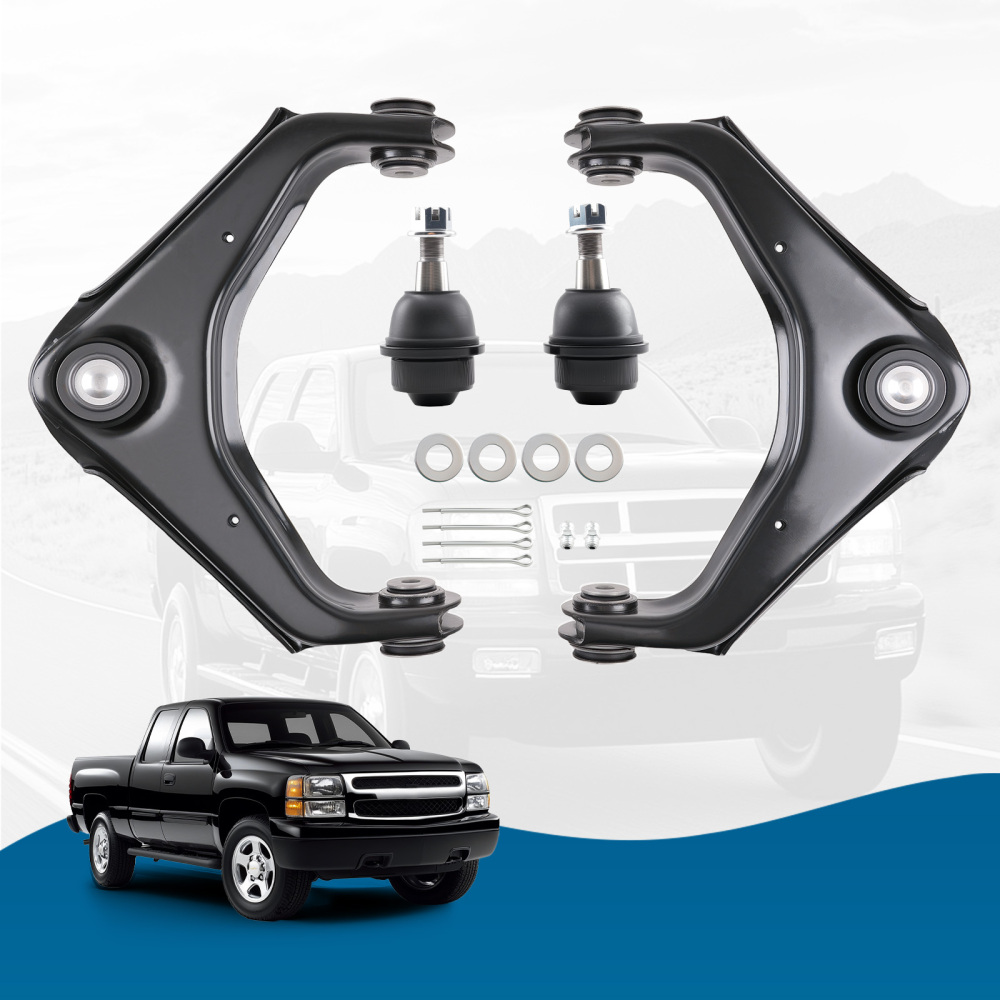 Front Upper Control Arms Ball Joints compatible for Chevrolet Silverado 2500 HD compatible for Hummer H2