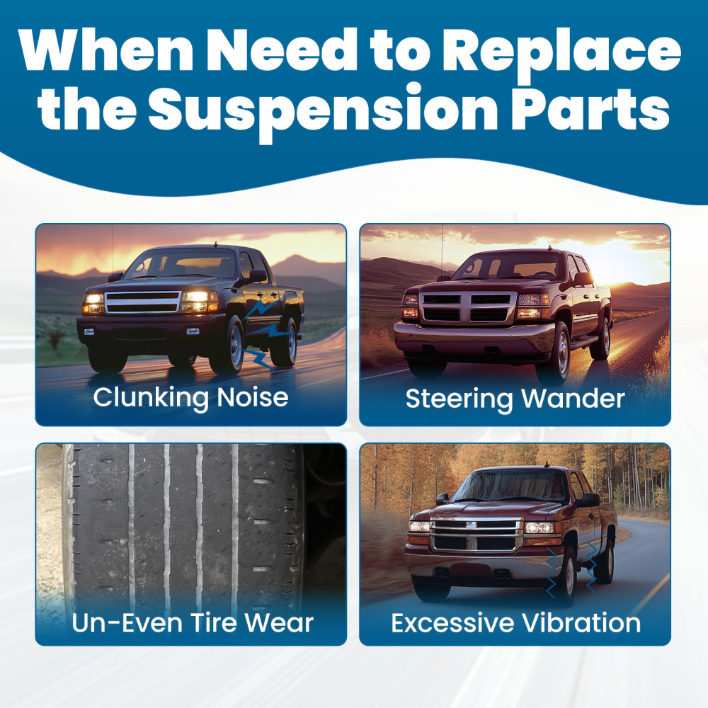 Front Upper Control Arms Ball Joints compatible for Chevrolet Silverado 2500 HD compatible for Hummer H2