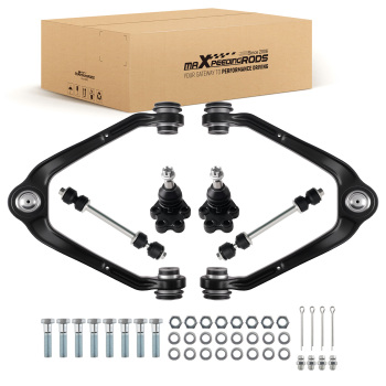 Front Upper Control Arms Sway Bar Links for 1999-2006 compatible for Chevy Silverado 1500 2WD