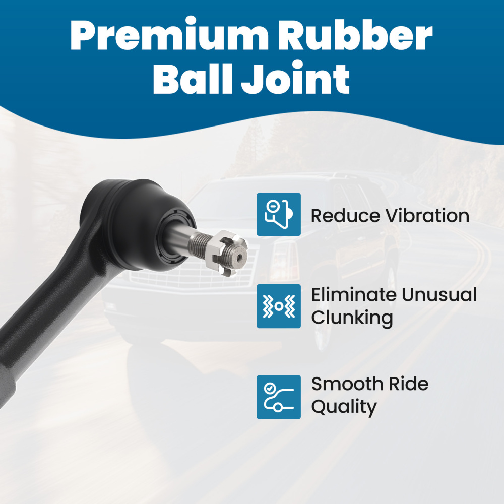 Front Inner Outer Tie Rods Idler Arms Kit compatible for Suburban 1500 compatible for Tahoe Yukon Escalade