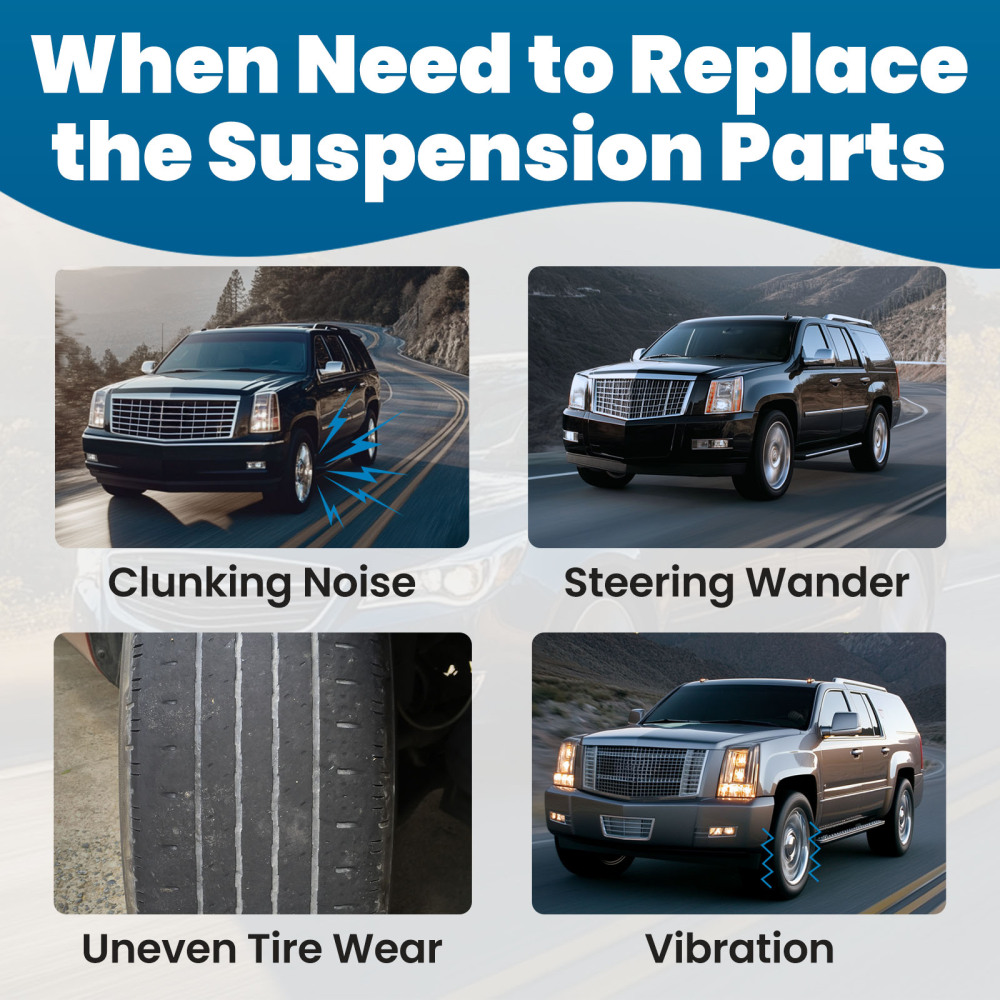 Front Inner Outer Tie Rods Idler Arms Kit compatible for Suburban 1500 compatible for Tahoe Yukon Escalade