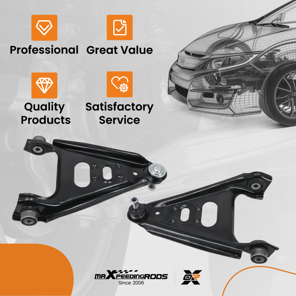 Control Arm Lower Front compatible for Smart Fortwo 451 0.8 CDi 2009-2023 4513300010
