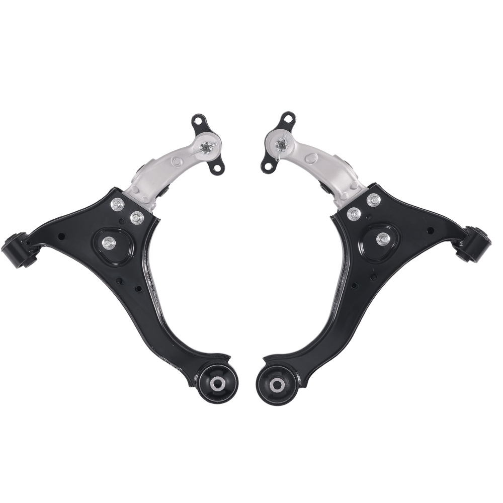 Front Upper Lower Control Arms Tie Rods Boots Sway Bars for 06-08 compatible for Hyundai Sonata