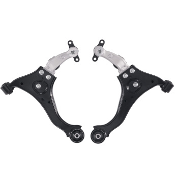Front Upper Lower Control Arms Tie Rods Boots Sway Bars for 06-08 compatible for Hyundai Sonata