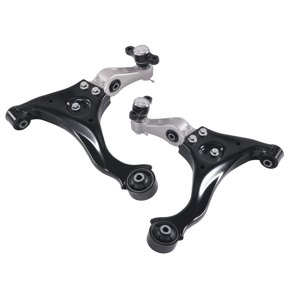 Front Upper Lower Control Arms Tie Rods Boots Sway Bars for 06-08 compatible for Hyundai Sonata