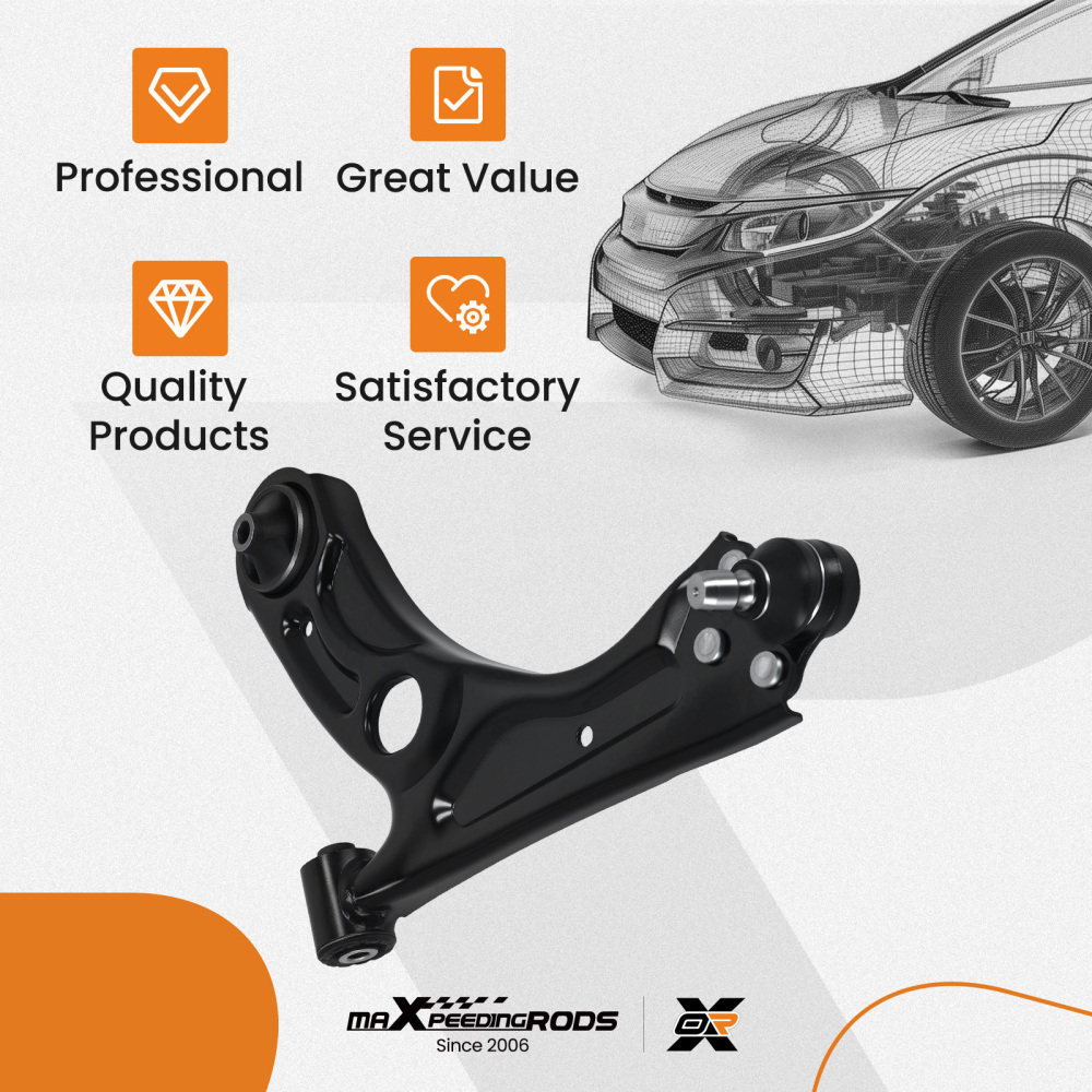 Front Left Lower Control Arm w/Ball Joint for 2012 2013-2020 compatible for Chevrolet Sonic