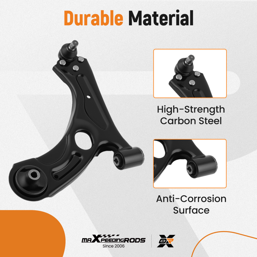 Suspension Front Lower Control Arms Tie Rods compatible for Chevy Sonic 2012 2013-2019