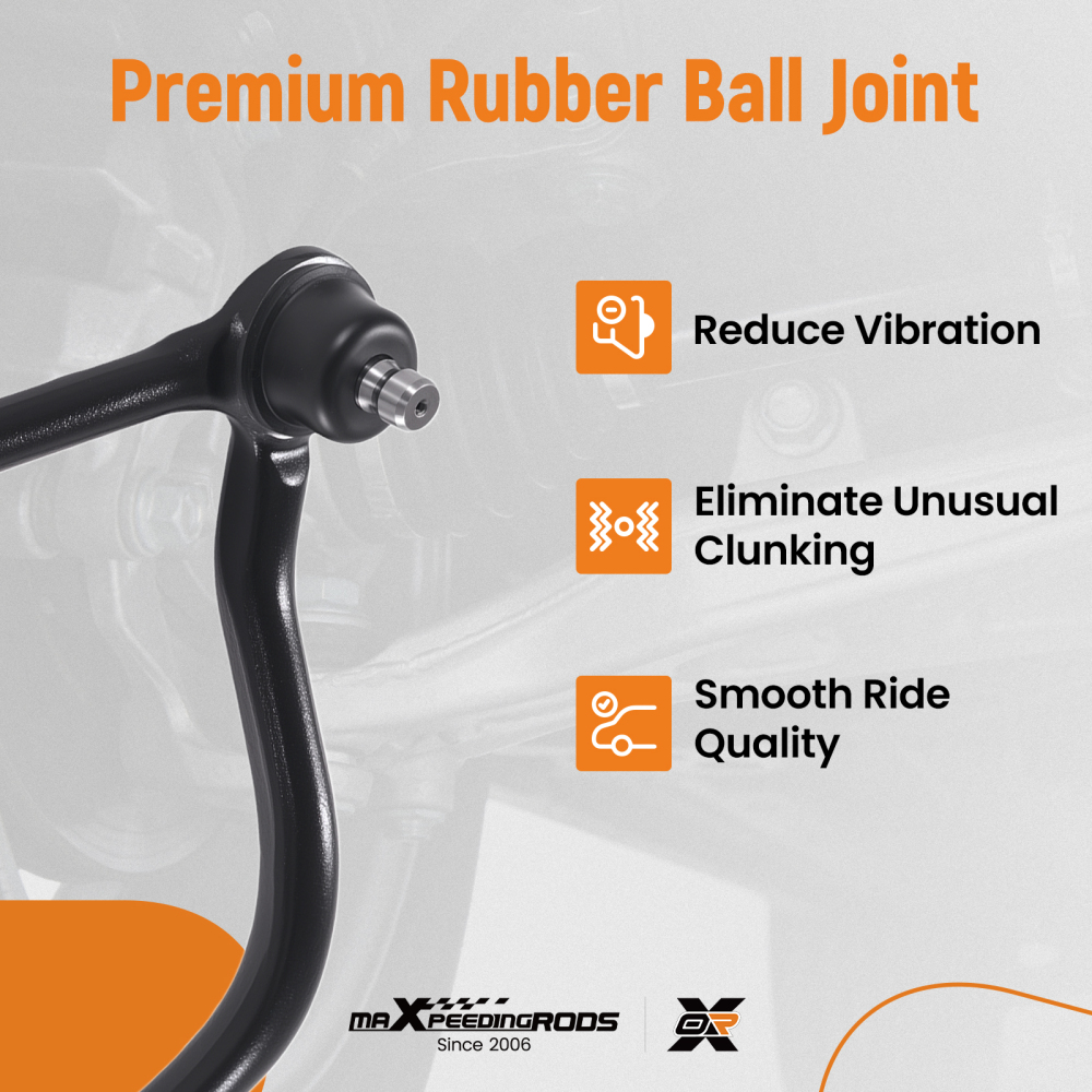 Pair Front Upper Suspension Control Arm Ball Joints compatible for Kia Sorento 2003-2006