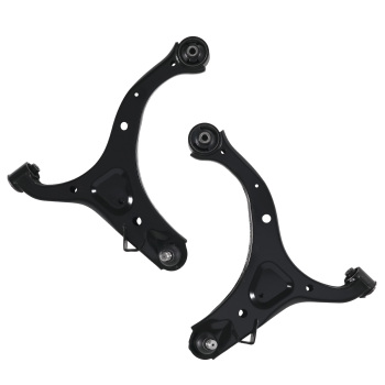 8x Front Lower Suspension Kit Control Arm Tie Rod compatible for Hyundai Santa Fe 07-12