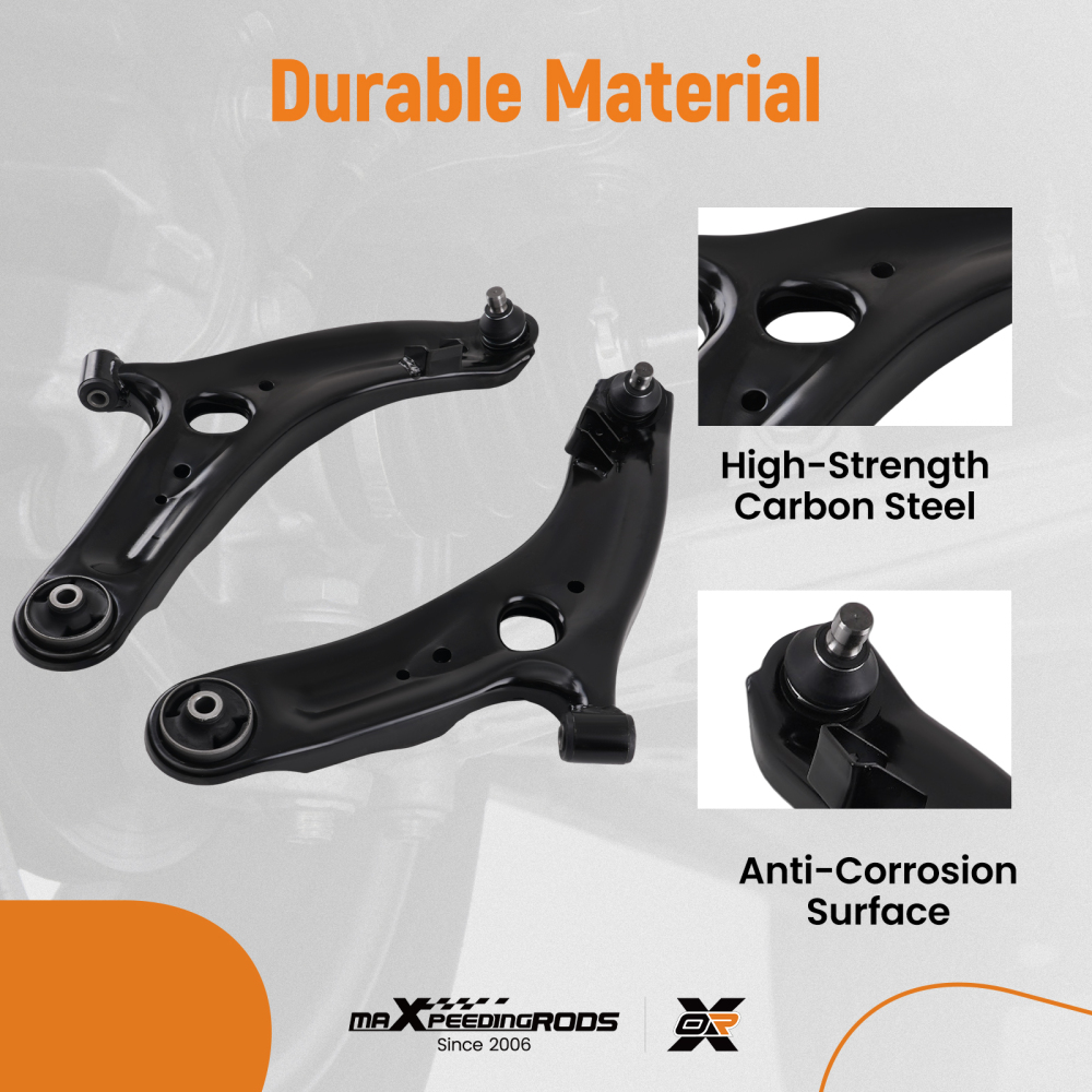 maXpeedingrods 6Pcs Front Lower Control Arm Kit Compatible For Kia Soul 2010-2013