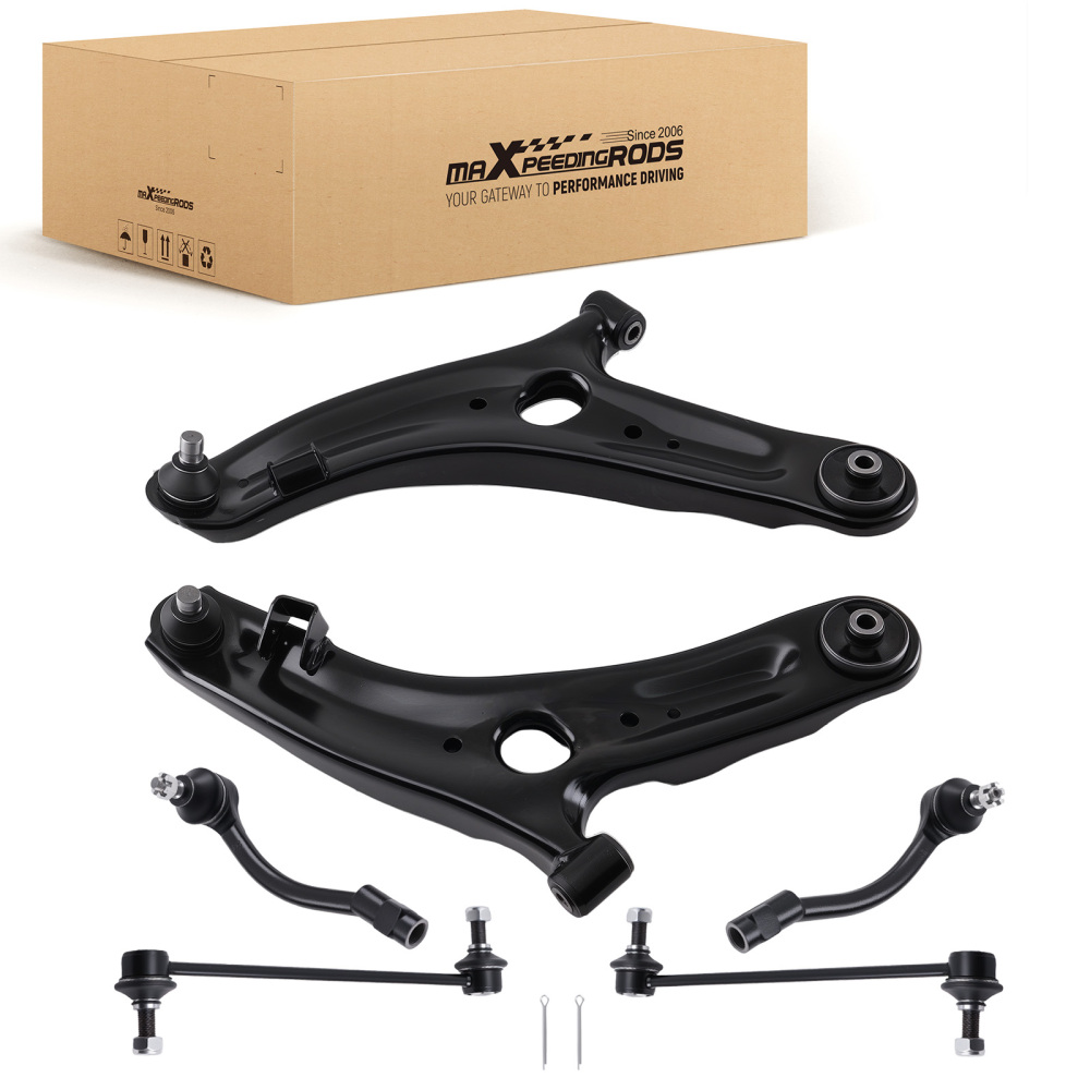 maXpeedingrods 6Pcs Front Lower Control Arm Kit Compatible For Kia Soul 2010-2013