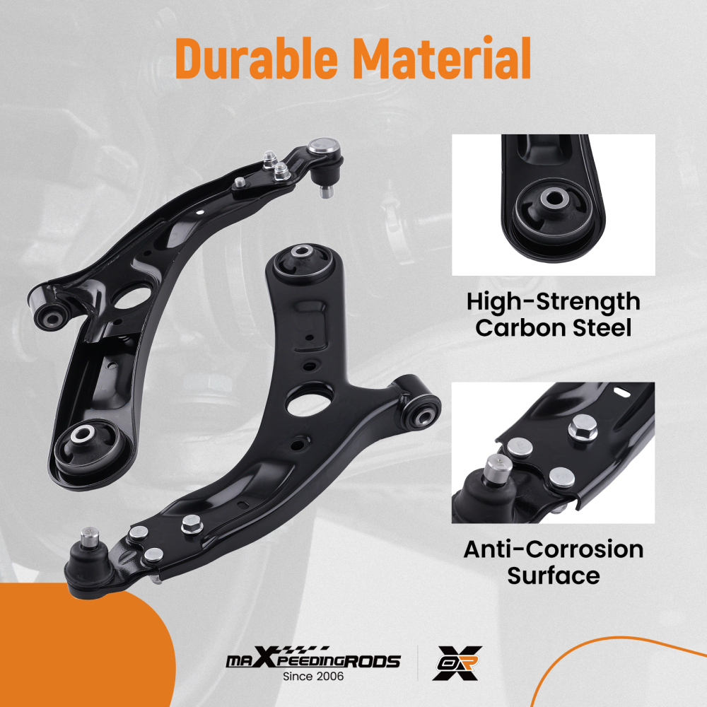 Front Lower Control Arm w/ Ball Joint compatible for KIA SOUL 2014-2019 RK623346 RK623345