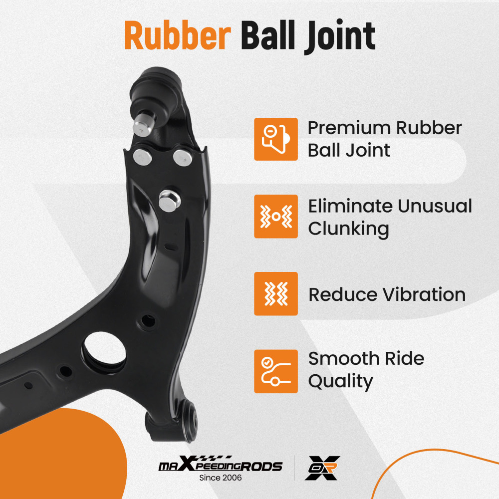 Front Lower Control Arm Assembly Sway Bar Link compatible for Kia Soul 2014-2019 548304L000