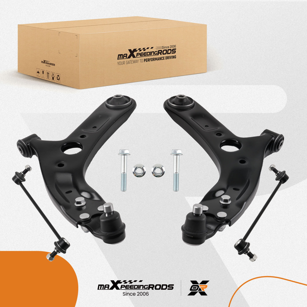 Front Lower Control Arm Assembly Sway Bar Link compatible for Kia Soul 2014-2019 548304L000