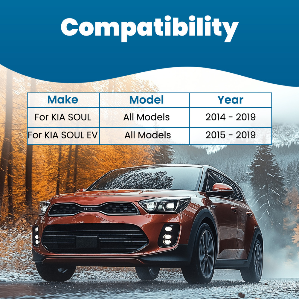 Front Lower Control Arm Ball Joint Set compatible for KIA Soul 2014-2019 K623346 Complete