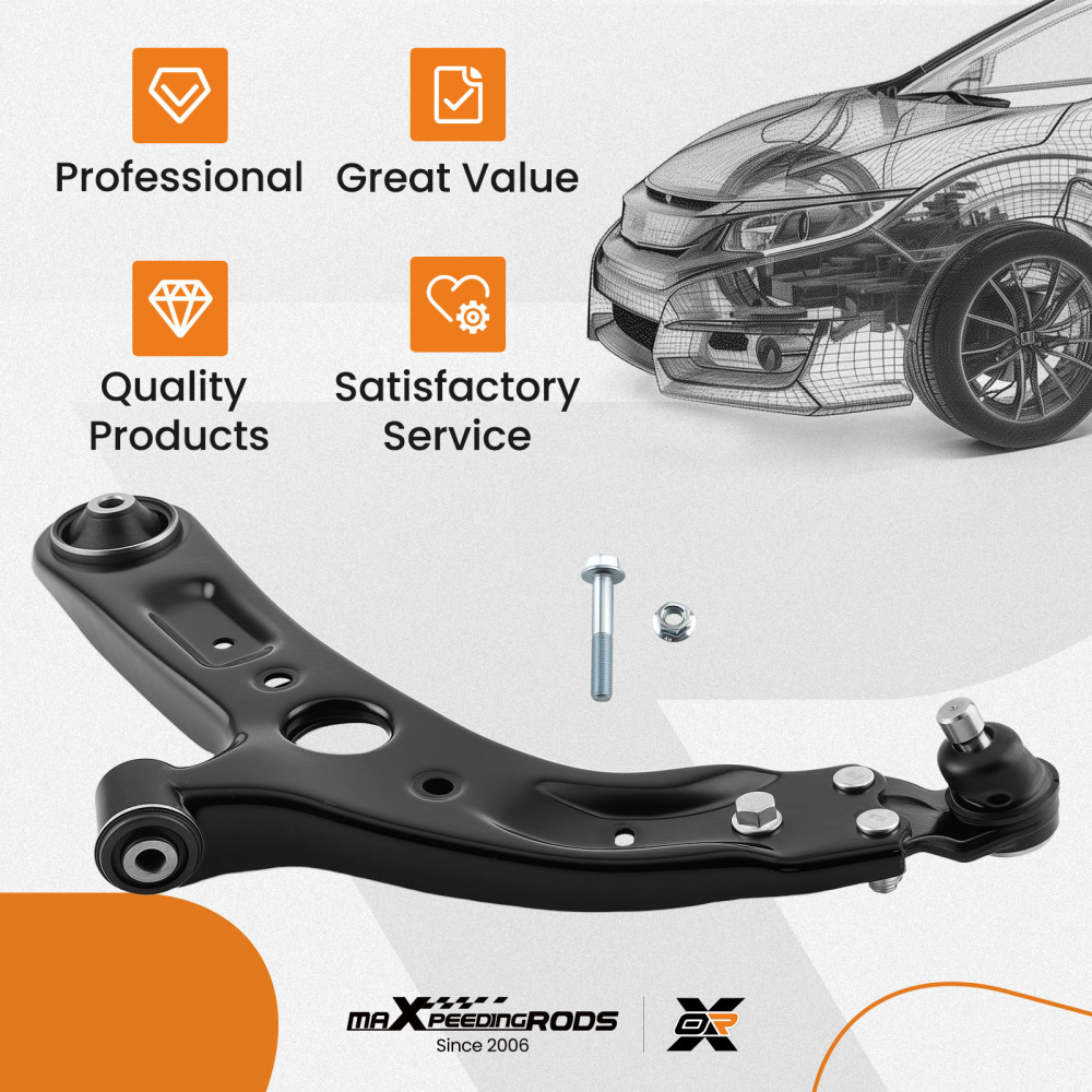 Control Arm Assembly Driver Side compatible for KIA SOUL 2014-2019 Front Left K623345