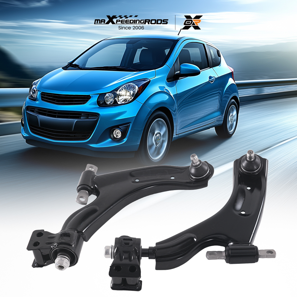 2x Front Lower Control Arms Kit For 2013-2015 2016 compatible for Chevrolet Spark / Spark EV