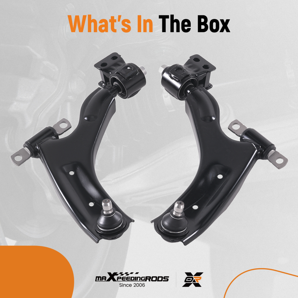 2x Front Lower Control Arms Kit For 2013-2015 2016 compatible for Chevrolet Spark / Spark EV