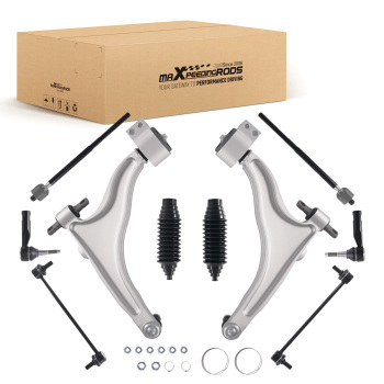10x Suspension Front Lower Control Arms Sway Bar Links compatible for Cadillac SRX 2010-16