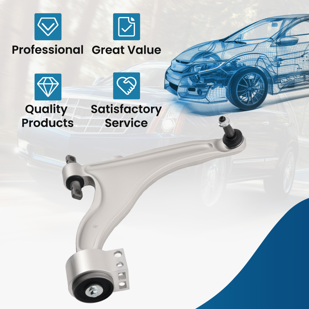 Front Right Lower Control Arm w/ Ball Joint for 2010-2016 compatible for Cadillac SRX K622087