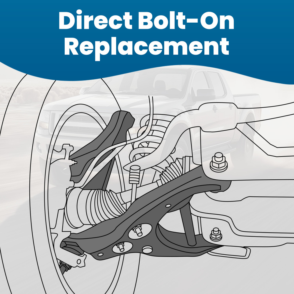 1pc Front Right Side Lower Control Arm Kit for 2019 compatible for Chevrolet Silverado 1500 LD
