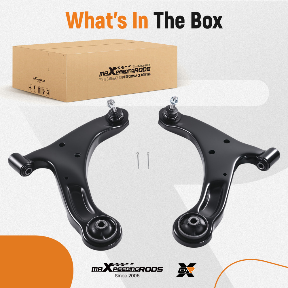 Front Lower Control Arm Ball Joints Assembly for 2006 - 2013 compatible for Suzuki Grand Vitara