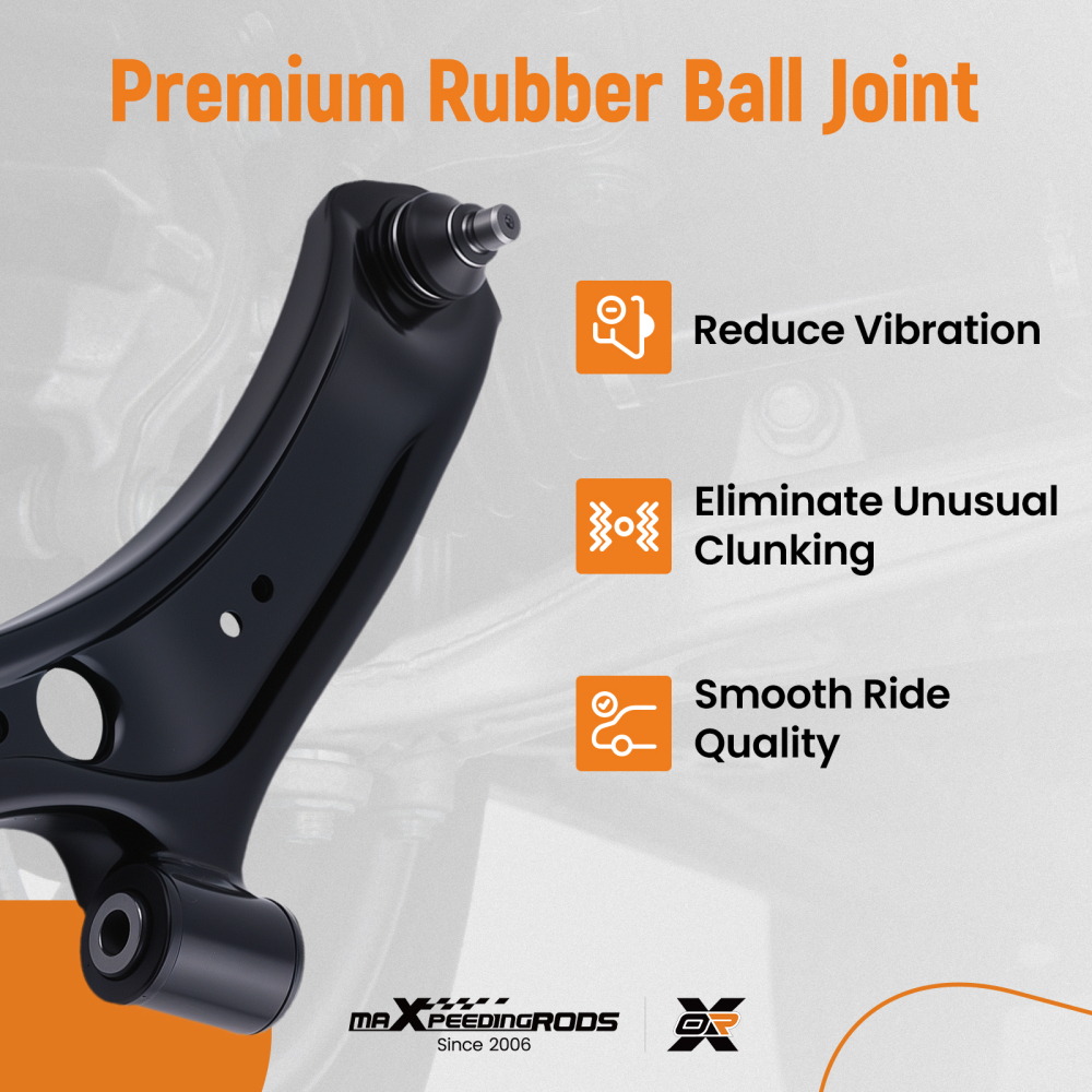 4x Front Lower Control Arms Sway Bar End Links Kit for 2007 - 2013 compatible for Suzuki SX4