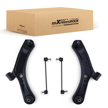 4x Front Lower Control Arms Sway Bar End Links Kit for 2007 - 2013 compatible for Suzuki SX4