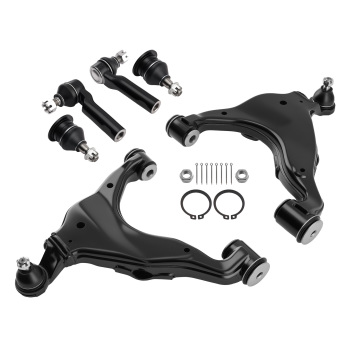 Front Lower Control Arms Sway Bar End Linsk Tie Rods compatible for Toyota Tacoma 2005-2015