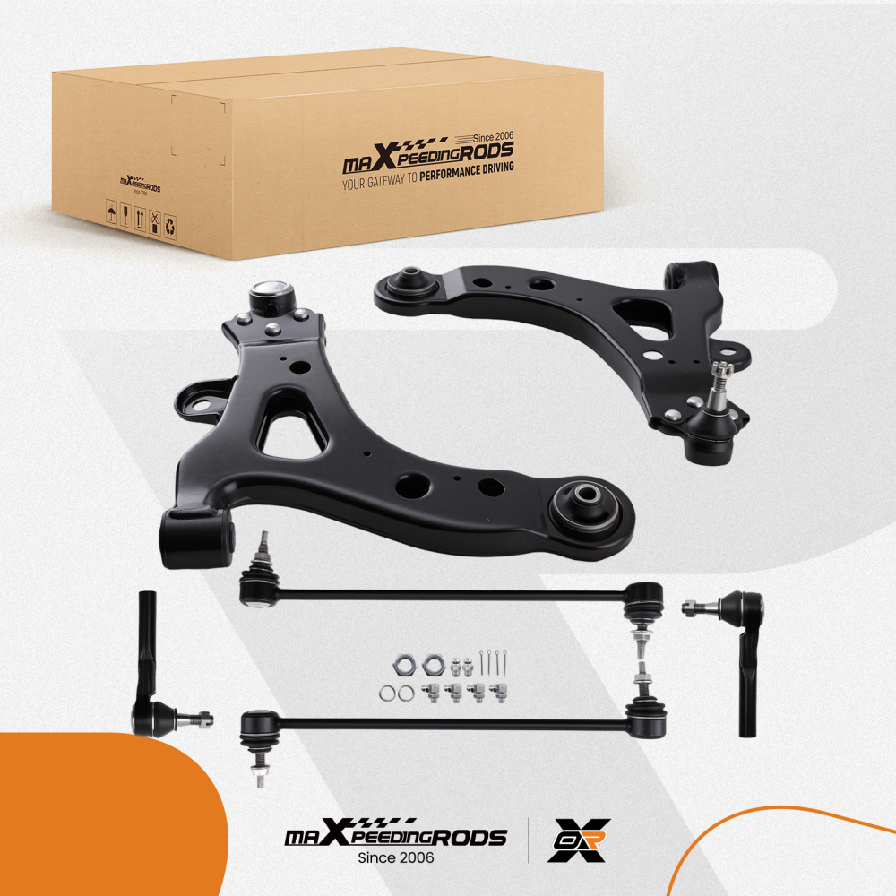 Front Lower Control Arms Sway Bar Links for 2005-2007 compatible for Buick Terraza Relay compatible for FWD