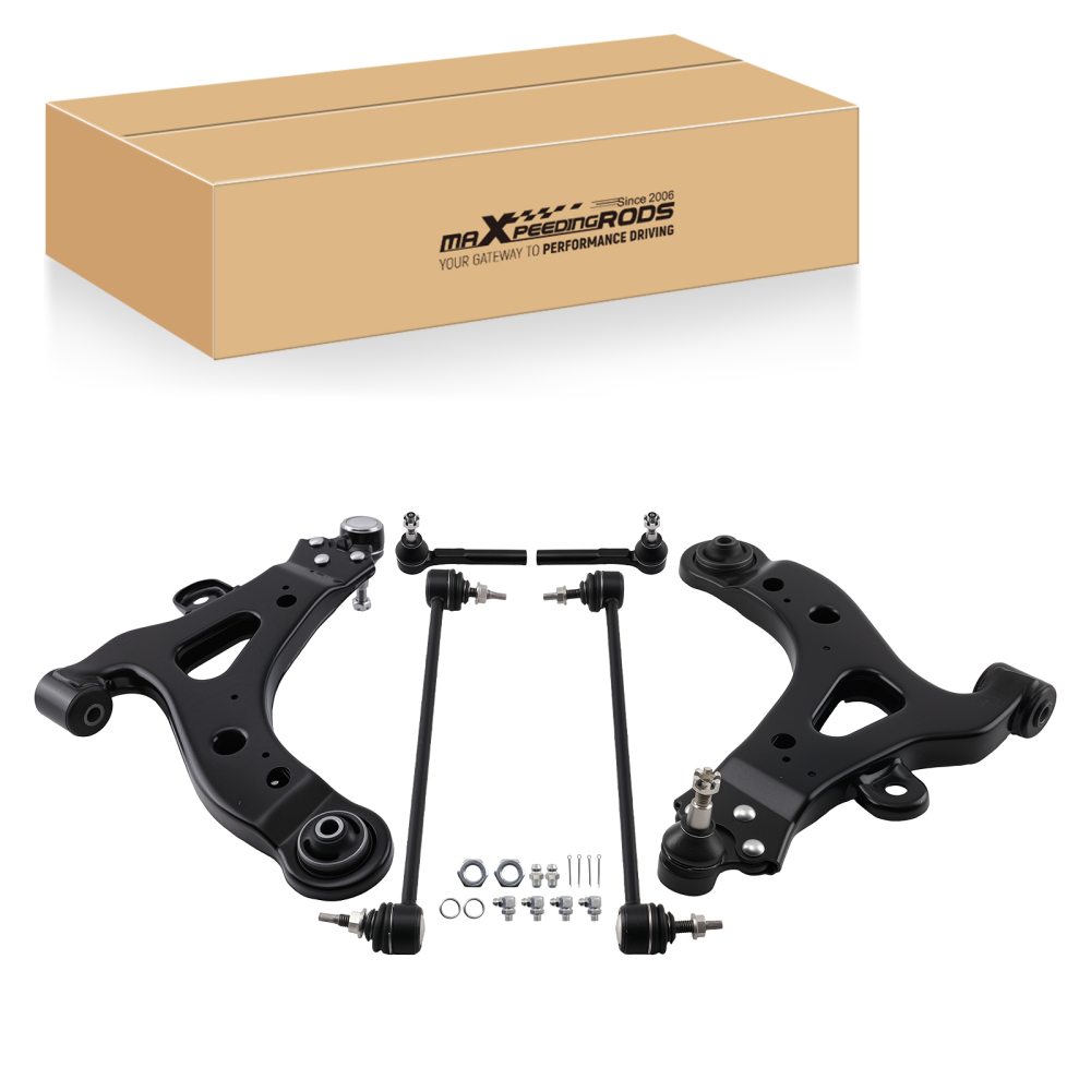 Front Lower Control Arms Sway Bar Links for 2005-2007 compatible for Buick Terraza Relay compatible for FWD