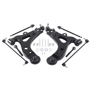 Compatible for FWD Front Control Arms Ball Joint Sway Bar Tie Rods For 2005-2009 compatible for Chevy Uplander