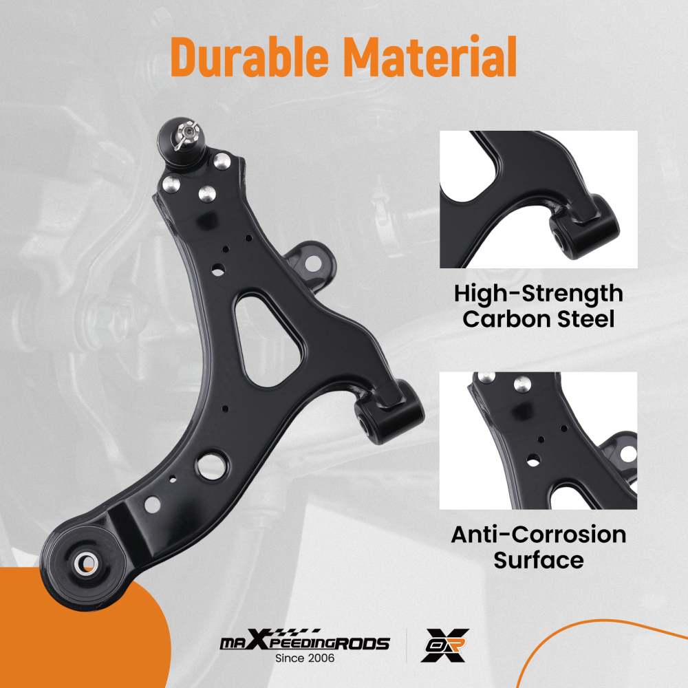 Front Right Lower Control Arm w/ Ball Joint For 2005-2009 compatible for Chevy Uplander Relay